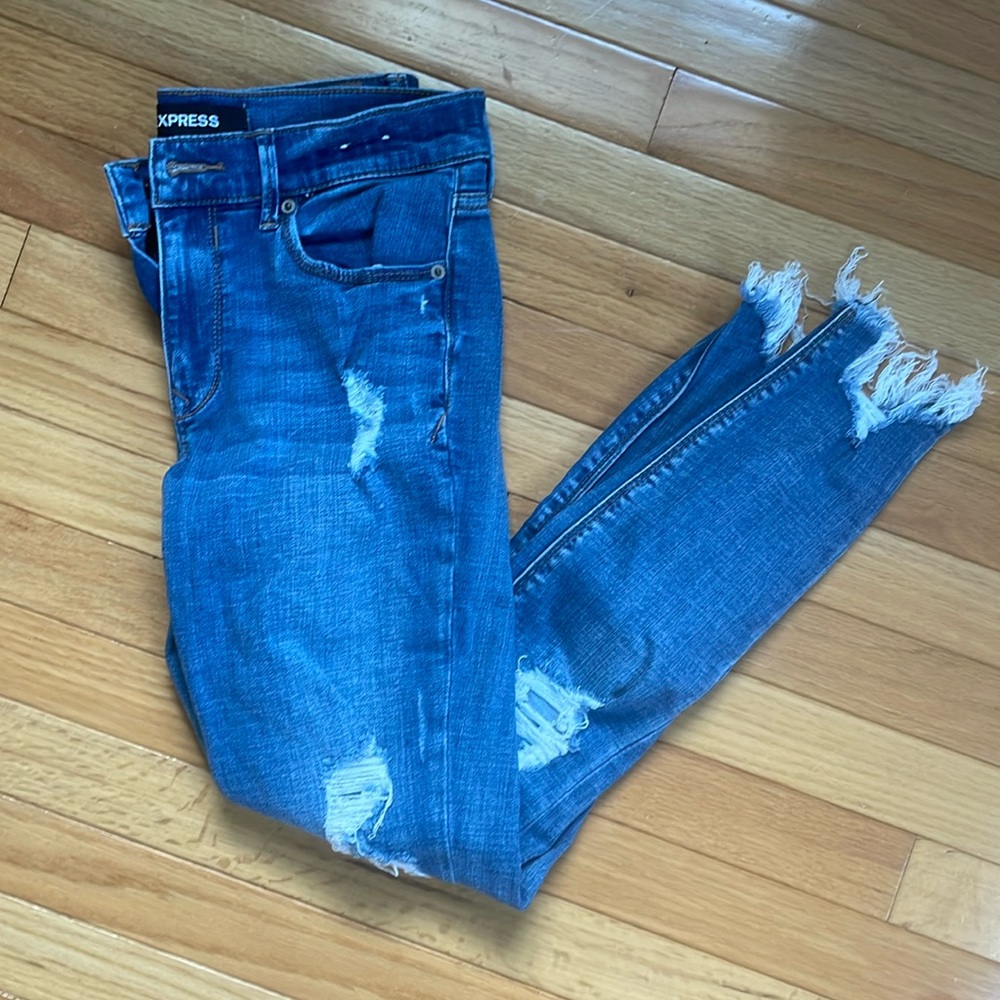 Express ankle mid rise legging